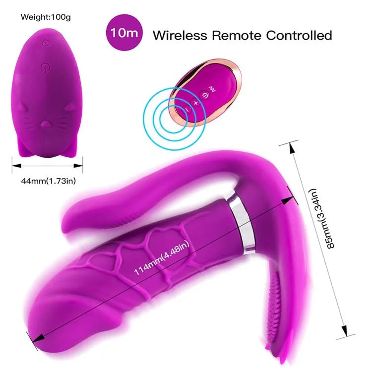 Wireless Remote Control Invisible Vibrator