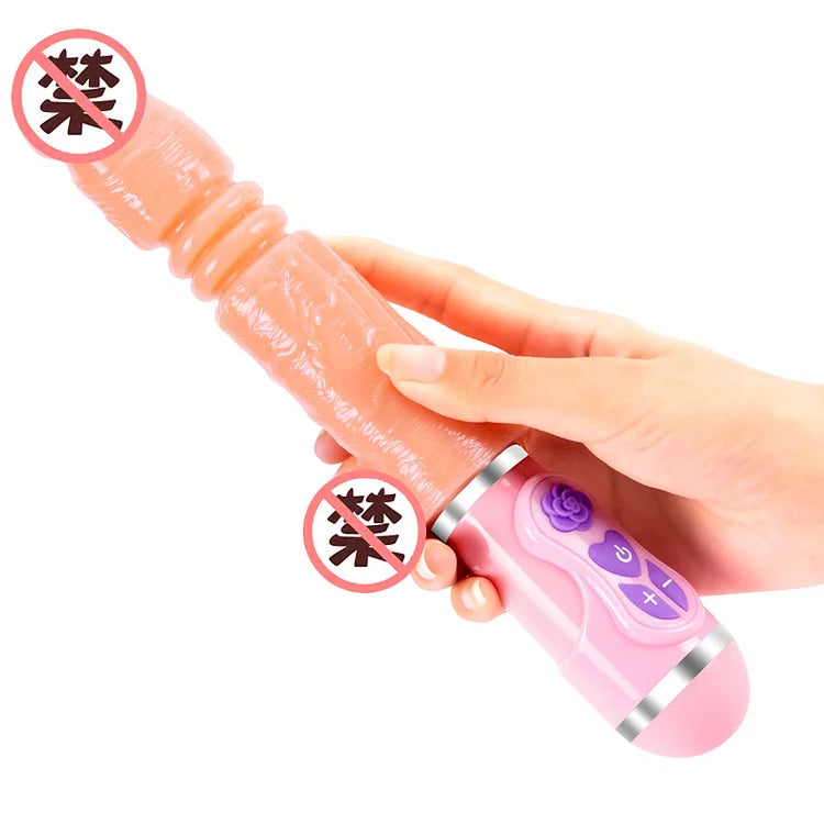 Fanala Telescopic Simulation Penis Heating Mute Vibrator Female Masturbator Adult Sex Products Manufacturer