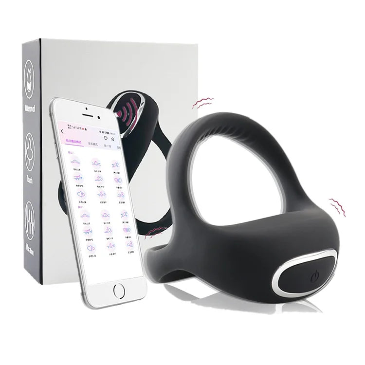 Vajra Circle App Remote Control Vibrating Penis Ring