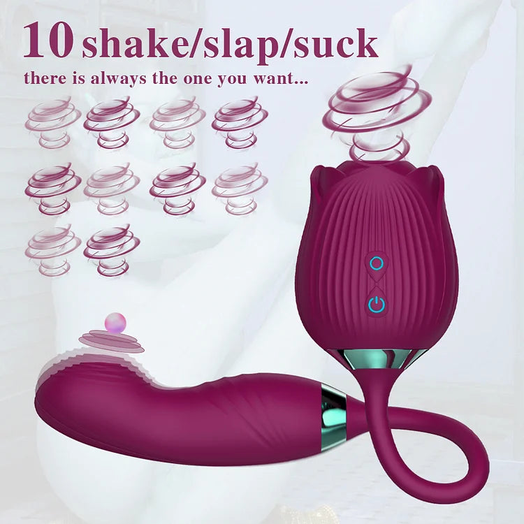 Rose Vibrator Clitoris Stimulator