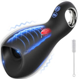 3 in 1 Vibrating and Tongue Licking masturbator Male Sex Toy