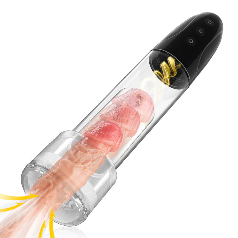 2 IN 1 ELECTRIC PENIS ENLARGEMENT PUMP AND MASTURBATOR