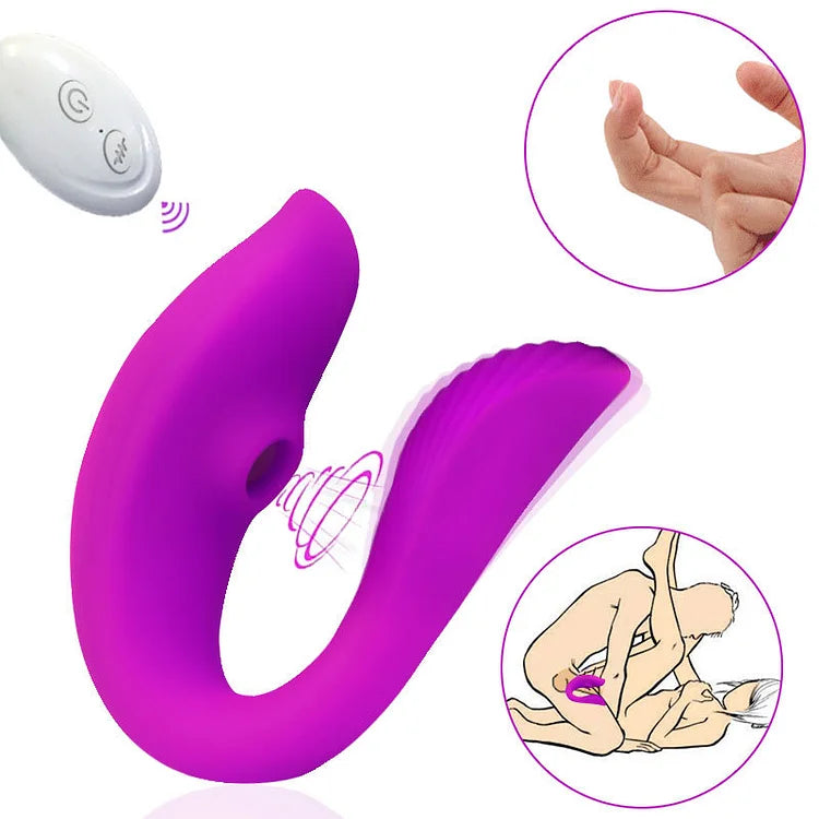 Remote Control Wearable 10 Frequency Sucking Vibrator