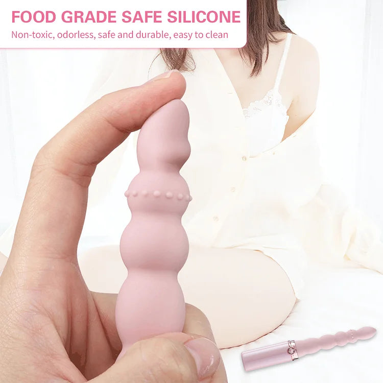 Lipstick Vibrator Anal Beads G-spot Stimulator Prostate Massager