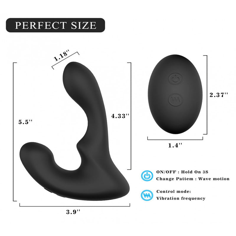 Wave-motion Vibrating Prostate Massager