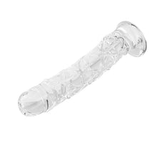 Load image into Gallery viewer, Transparent Silicone Dildo with Raised Texture 5.9 Inch