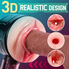 Load image into Gallery viewer, 10 Vibration Anal and Vaginal 2 in 1 Handheld Masturbator