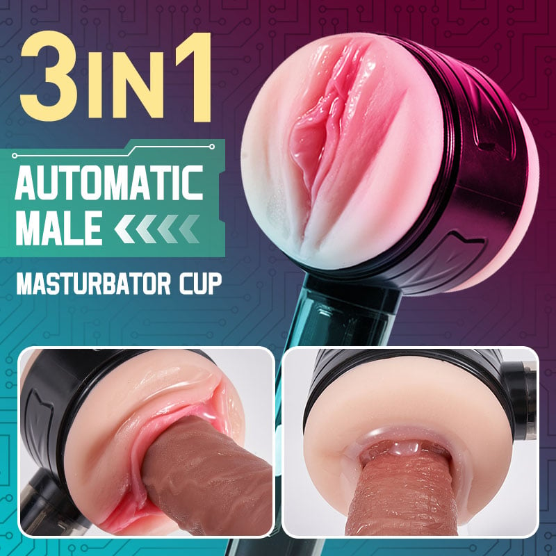 10 Vibration Anal and Vaginal 2 in 1 Handheld Masturbator