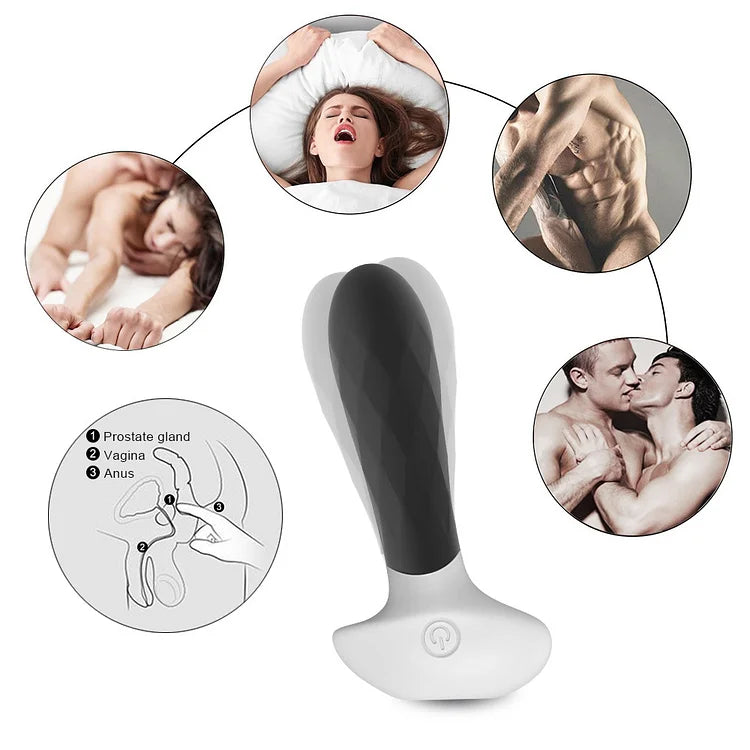 Vibrating Male And Female Couples Masturbate Mini Vestibular Anal Plug