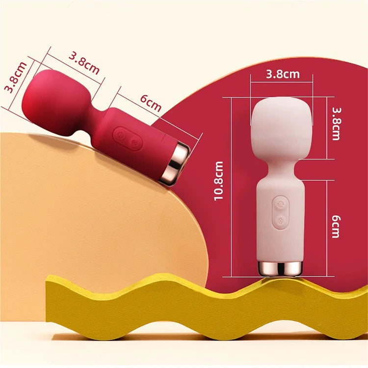 Mini Strong Shock  Vibrator Women's Multi Frequency Second Wave Masturbator Small Massage Stick