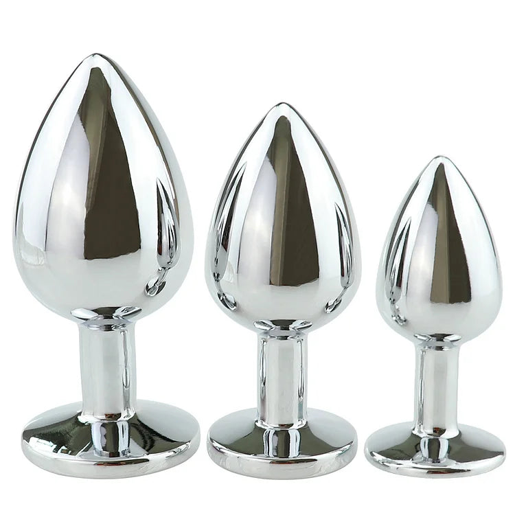 Stainless Steel Anal Butt Plug Fantasy Anal Stimulation Toy