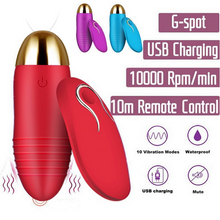 Load image into Gallery viewer, 10 Speed Mini Bullet Vibrator Powerful Vibrating Eggs