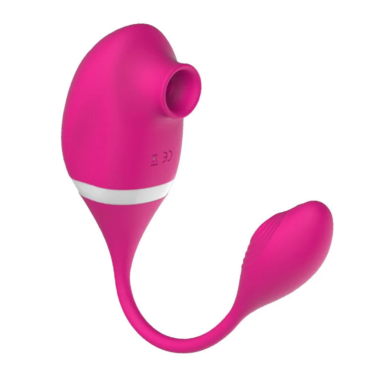 Vibration Sucking Device, Shock Absorber, Double-head, Dual-purpose Female Masturbator, Vibration Masturbation Stick, Sex Products