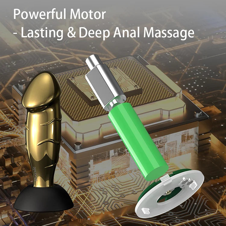 Drunken King Kong Gilded Prostate Massager Masturbation Stick Anal Plug