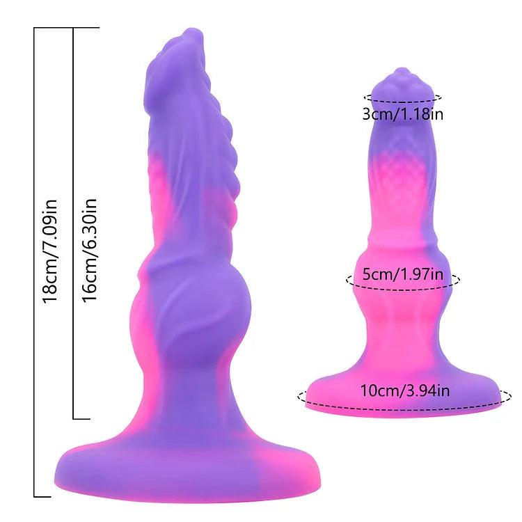 Dragon Animal Shape Mixed With Color Liquid Silicone Male And Female Couples Sm Lesbian Adult Sex Products