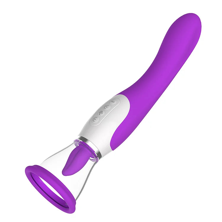 Hard Rock Vibrating Rod Female Masturbator Vibrating Av Bead Rotating Rod Automatic Heating Sucking Tongue Licker Pluggable Device