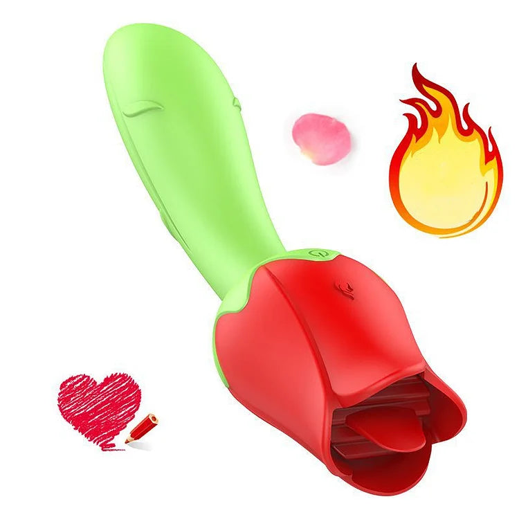 Fairy Dream Rose Tongue Licking Vibrator