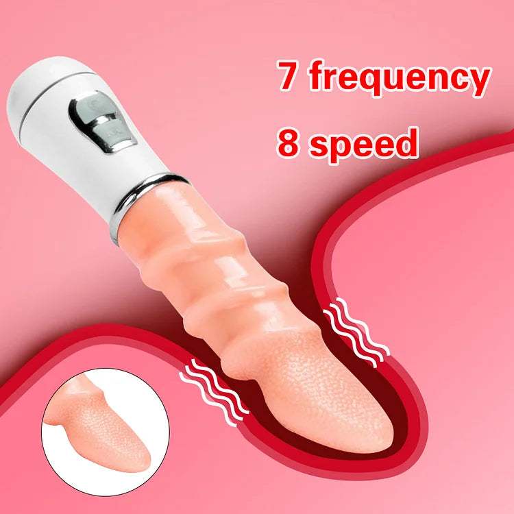 Electric Tongue Massage Vibrator, Female Clitoral Stimulation, Masturbator, Strong Licking, Adult Sex Toys