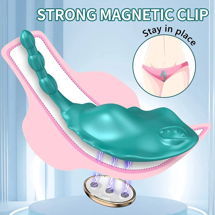 App Remote Control Magnetic Adsorption Wearable Panty Vibrator