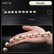 Load image into Gallery viewer, 6 Sizes Pearl Pull Bead Anal Plug