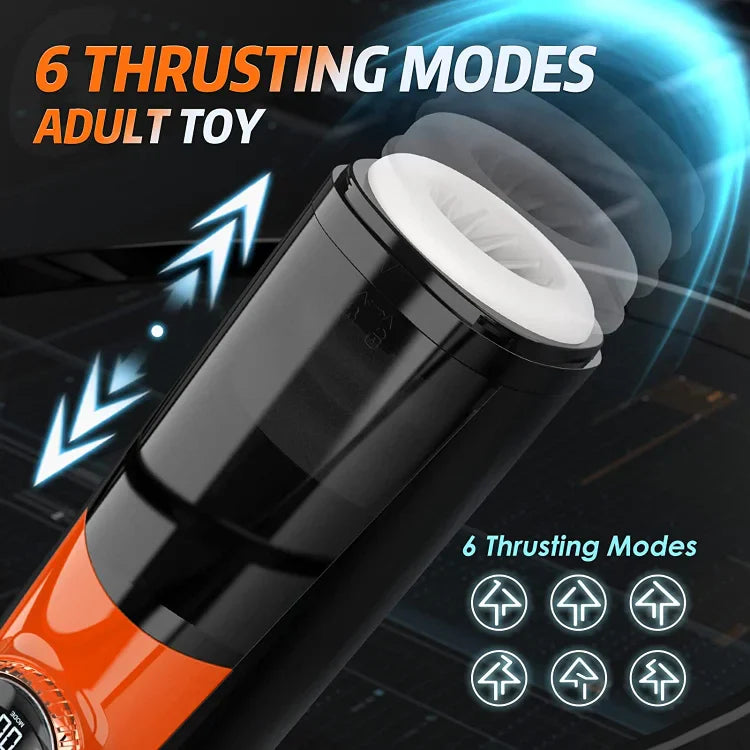 Helios - 3 In 1 Thrusting Sucking Vibration Automatic Male Masturbator