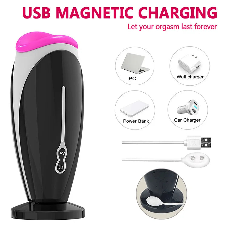 Automatic Sucking Heated Vibrator Male Masturbator Penis Pump For Men