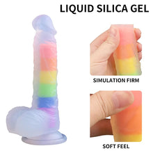 Load image into Gallery viewer, Transparent Penis Realistic Dildo