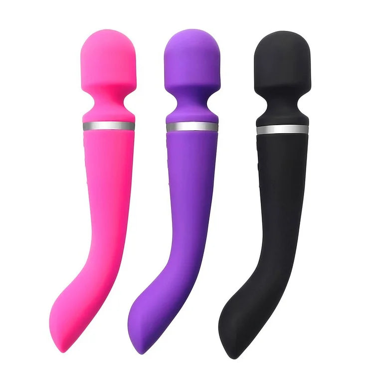 Double Head Stick Women's Rechargeable Vibrator G-point Massage Masturbation