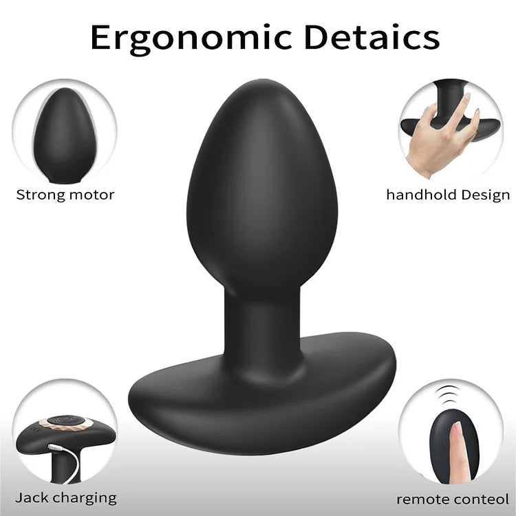 Wireless Remote Anal Plug Dildos Vibrator Prostate Massager Vaginal Stimulator