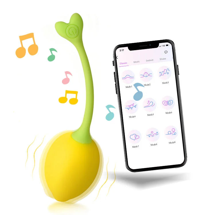 Lemon Kegel Ball Female's Jumping Egg Vibrator