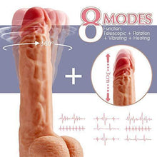 Load image into Gallery viewer, 8 Mode Vibrating Dildo with Thrusting &amp; Heating Functions Remote Control Sex Toys