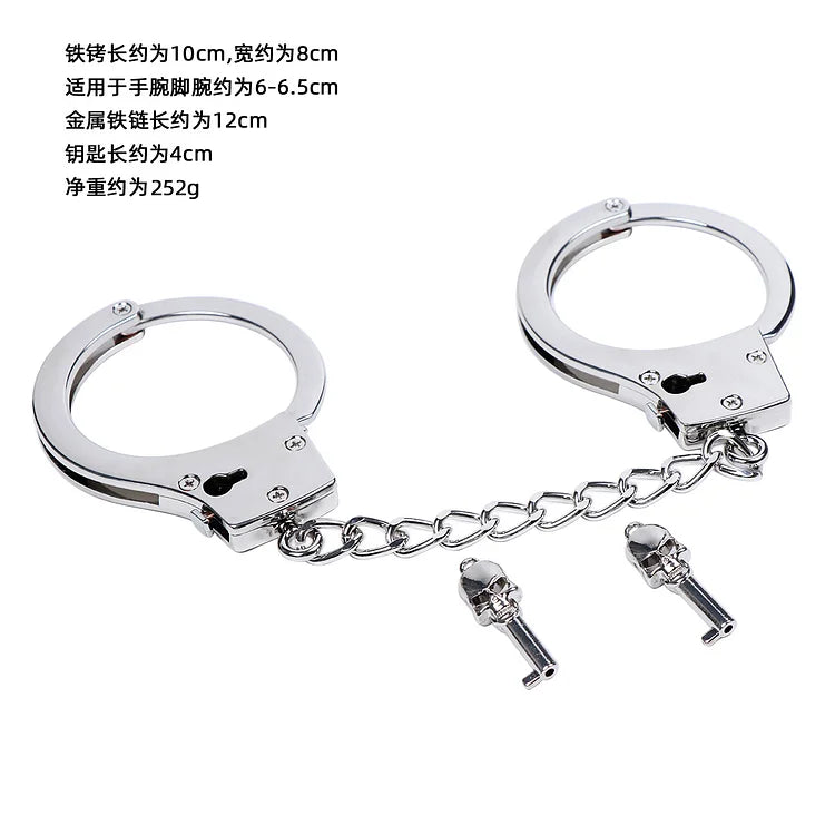 Bdsm Restraint Metal Handcuffs Sex Toys Sex Bondage Wrist Clamp Cosplay Slave