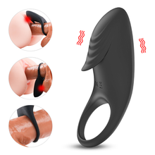 Load image into Gallery viewer, Vibrating Cock Ring Penis Ring