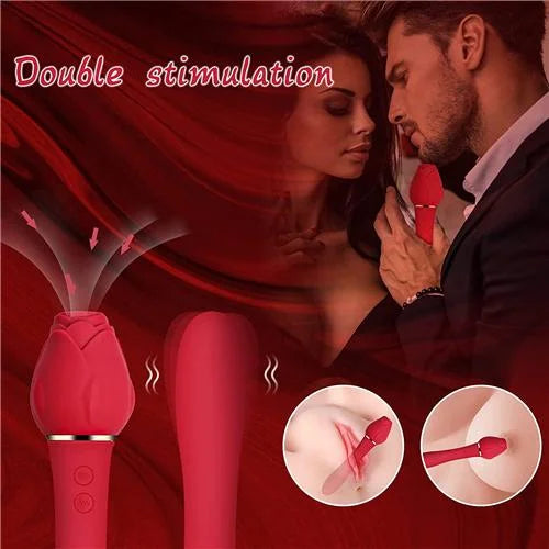 Rose Sex Toy Vibrator Clitoris Nipple Clit Sucker