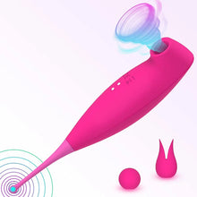 Load image into Gallery viewer, 2 in 1 High Frequency Clitoral Sucking Vibrator, Clit Sucker for Clitoris Nipple Stimulation G spot Clitoral Vibrator with Whirling Vibration