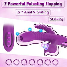 Load image into Gallery viewer, Cactus 5-in-1 Heating Retractable Swing Suction Tongue-licking Vibrator