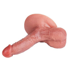 Load image into Gallery viewer, Realistic - Insertable Length 5.3&quot; Strong Suction Cup Vein Texture Silicone Dildo Oral Sex Training