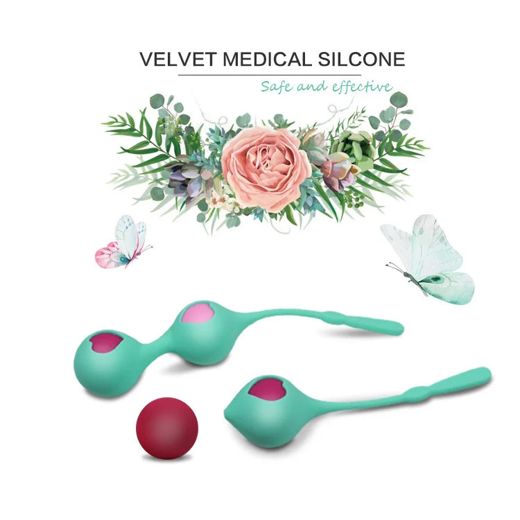 3pcs Tight Ball Kegel Exercise Pelvic Tightening for Women Vaginal Dumbbell Exercise Ball