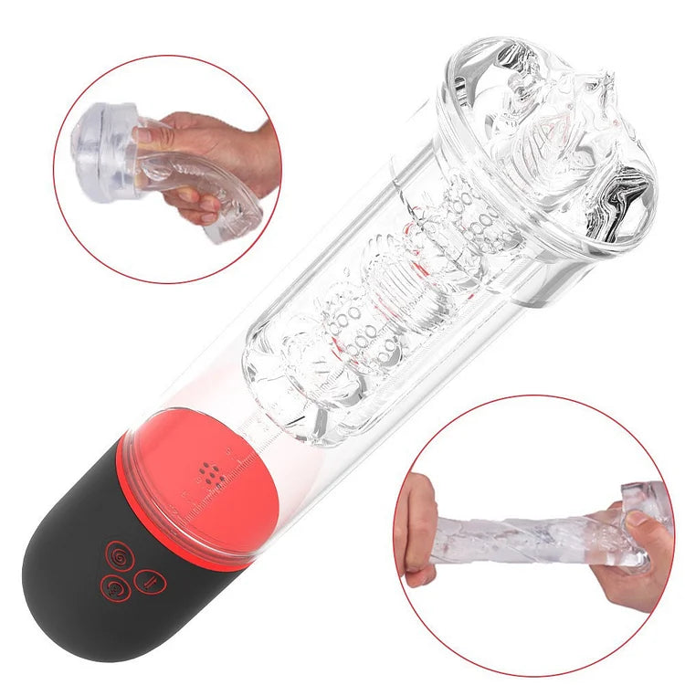 Men's Full Automatic Penis Trainer Intelligent Suction Vacuum Aircraft Cup