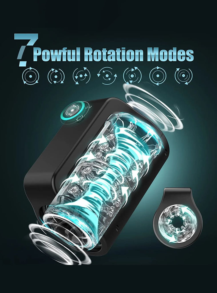 Automatic Blowjob Machine 7 Modes Rotation Waterproof Easy Use and Clean