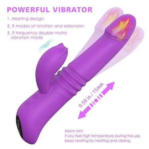 Heating Rabbit Vibrator