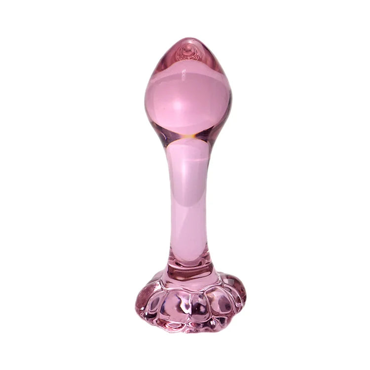 Glass Anal Plug Sex Stick  Backyard Chrysanthemum String Female Masturbation