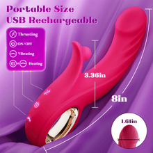 Load image into Gallery viewer, NORMA| 2023 New 4 in 1 High Frequency Vibration ball and Smart Heating Vibrator