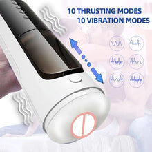 Load image into Gallery viewer, Automatic Telesopic Vibrating Male Masturbation Device