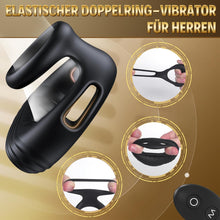 Load image into Gallery viewer, 10X Remote Vibrating Stretchy Dual Cock Ring