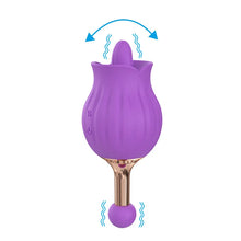 Load image into Gallery viewer, Rose Tongue Licking Vibrator G Spot Clitoral Stimulator For Women