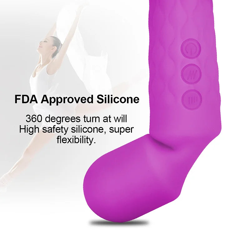 Silicone Wand Microphone Vibration Toy