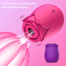 Load image into Gallery viewer, Rose Sucking Vibrating Massager G-spot Vibrating Vibrator Massage Av Stick