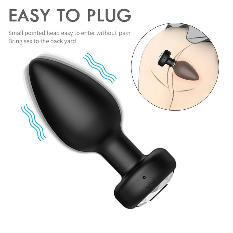 Wireless Remote Control Men's And Women's Common Anal Plug Set Prostate Orgasm Massager Adult Sex Toy