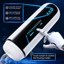 Load image into Gallery viewer, Fantasy Aircraft Cup Men&#39;s Fully Automatic Telescopic Warming Pronunciation Electric Masturator